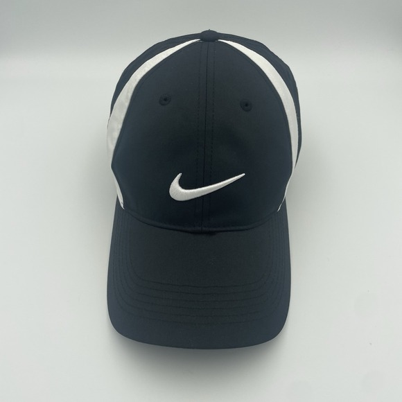 Nike Other - Nike Golf Hat Cap Strap Back‎ Black & White Light Adjustable Running Tennis